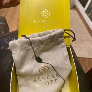 Kendra Scott Black Pendant Bracelet